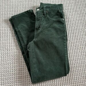 J.Crew Green Corduroy Pants
